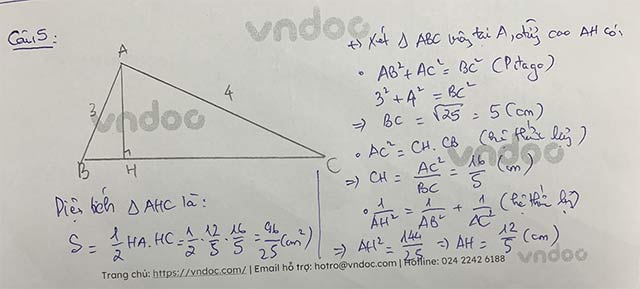Đáp án đề thi vào lớp 10 môn toán Hà Tĩnh 2021