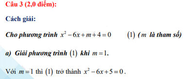 Đáp án đề thi vào lớp 10 Toán tỉnh Quảng Bình 2021