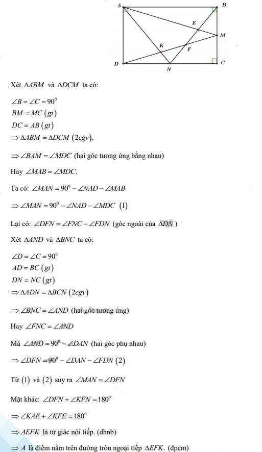 Đáp án đề thi tuyển sinh lớp 10 môn Toán Tây Ninh 2021