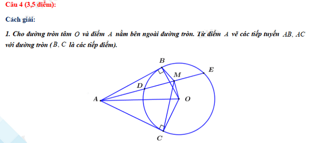 Đáp án đề thi vào lớp 10 năm 2021 môn Toán tỉnh Ninh Bình