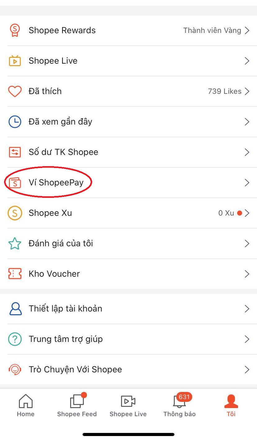 Hướng dẫn liên kết ví ShopeePay với tài khoản ngân hàng