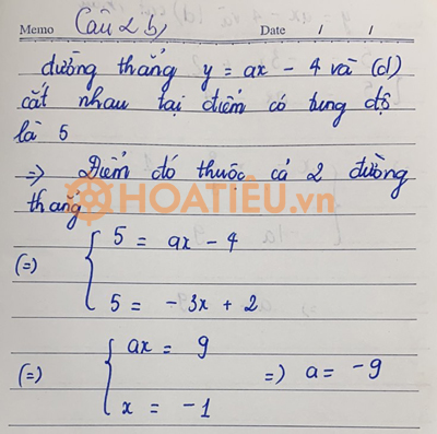 Đáp án đề thi vào lớp 10 năm 2021 môn Toán tỉnh Hải Dương