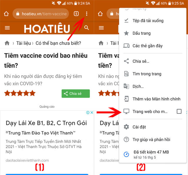 Cách vào Zalo web trên điện thoại