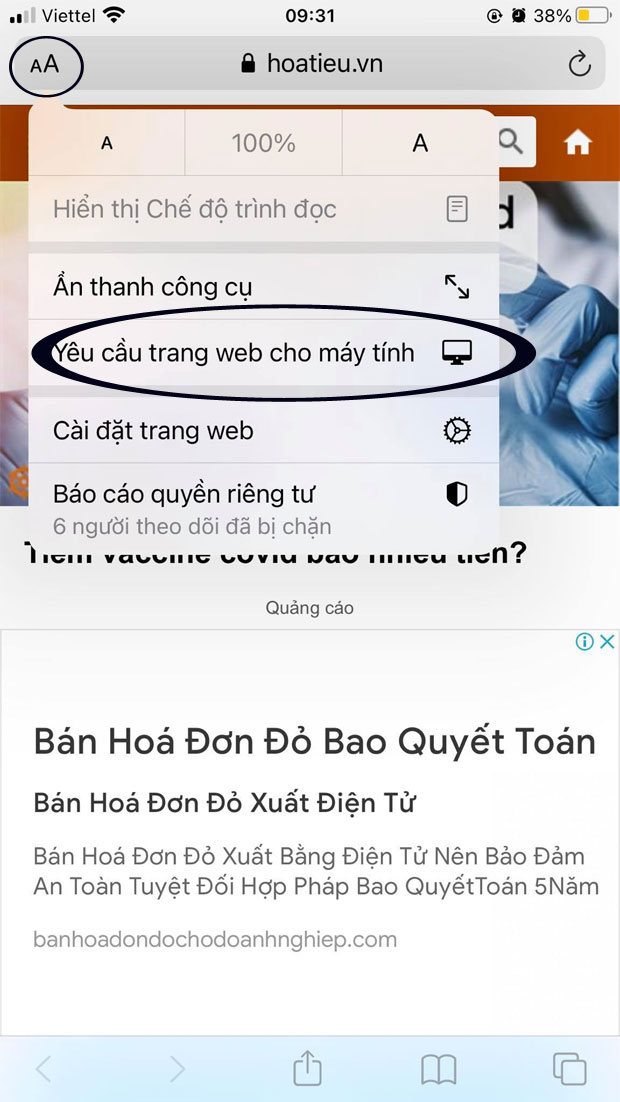Cách vào Zalo web trên điện thoại