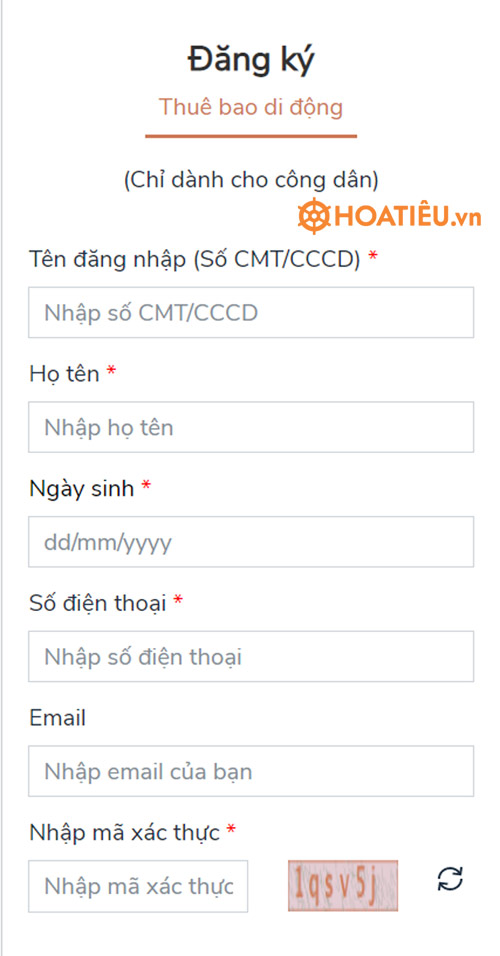 Cách đăng ký tạm trú online