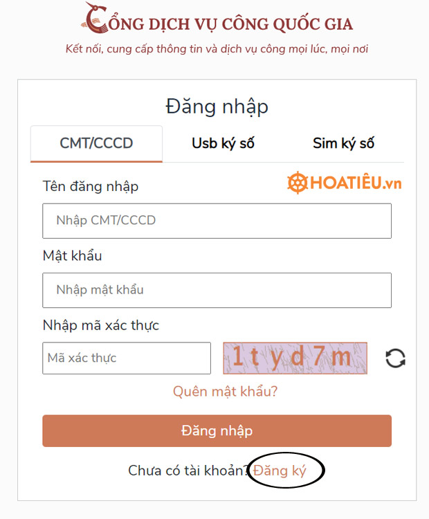 Cách đăng ký tạm trú online