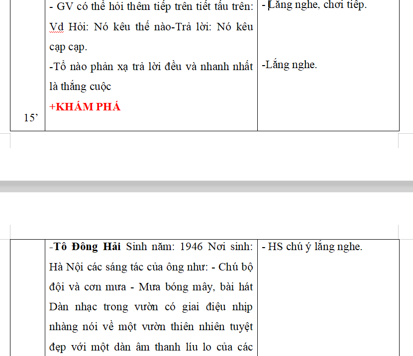 Giáo án lớp 2 theo chương trình mới