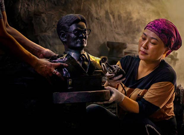 Ảnh dự thi Nét đẹp lao động: Tháng ngày tảo tần