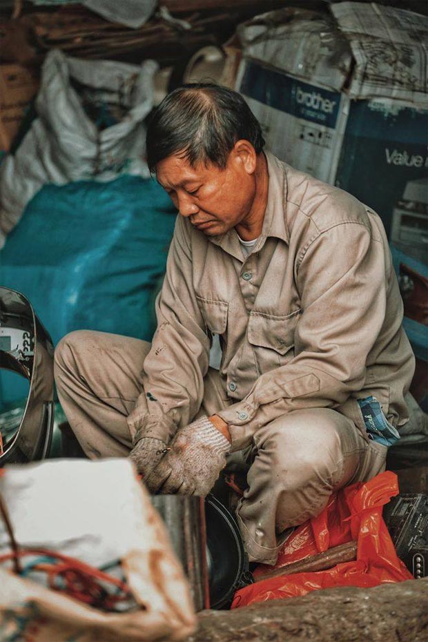 Mẫu ảnh dự thi Nét đẹp lao động mưu sinh bình dị