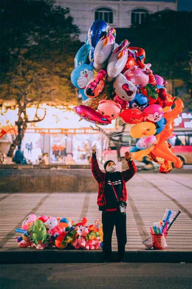 Mẫu ảnh dự thi Nét đẹp lao động mưu sinh bình dị