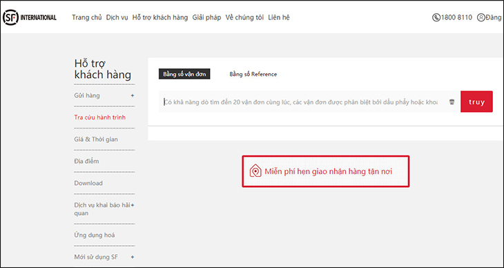 Cách tra cứu mã vận đơn Standard Express