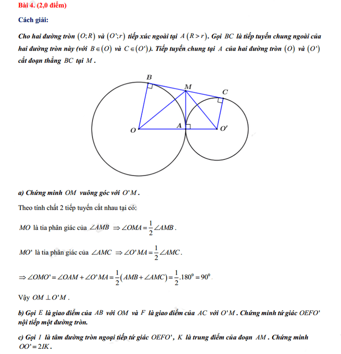 Đáp án đề thi vào lớp 10 Toán tỉnh Kiên Giang 2021