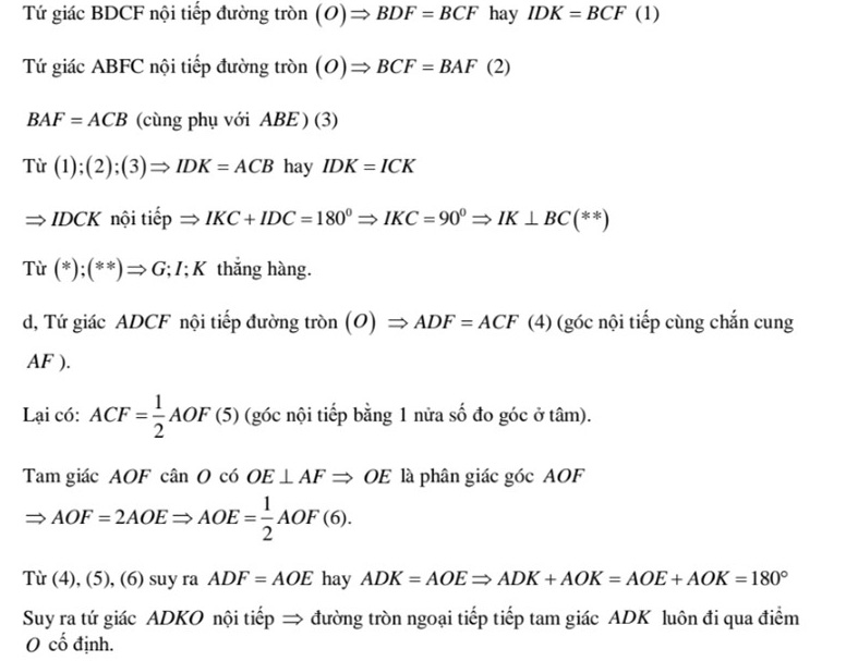 Đáp án đề thi vào lớp 10 Thái Bình 2021