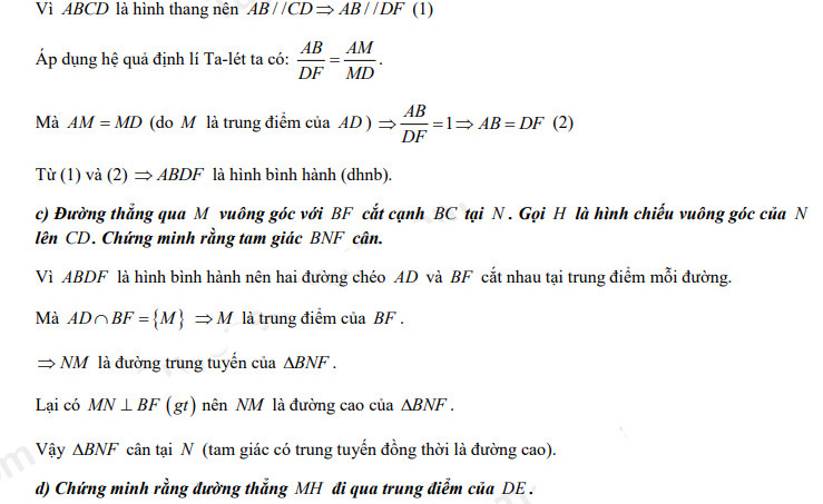 Đáp án đề thi vào lớp 10 năm 2021 môn Toán tỉnh Phú Yên