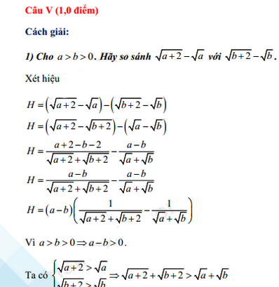 Đáp án đề thi vào lớp 10 năm 2021 môn Toán tỉnh Hòa Bình