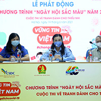 Mẫu bài dự thi vẽ tranh Vững tin Việt Nam