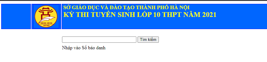 Tra cứu điểm thi lớp 10 năm 2021 Hà Nội