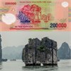 Trên tờ tiền polymer 200.000 VNĐ đang lưu hành ở nước ta có hình của địa danh nào?