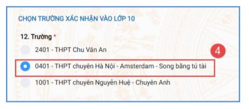 Hướng dẫn xác nhận nhập học lớp 10 THPT công lập tại Hà Nội