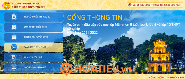 Hướng dẫn đăng ký trực tuyến vào lớp 1