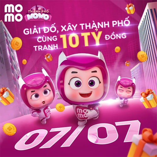 Giải đố, xây thành phố MoMo