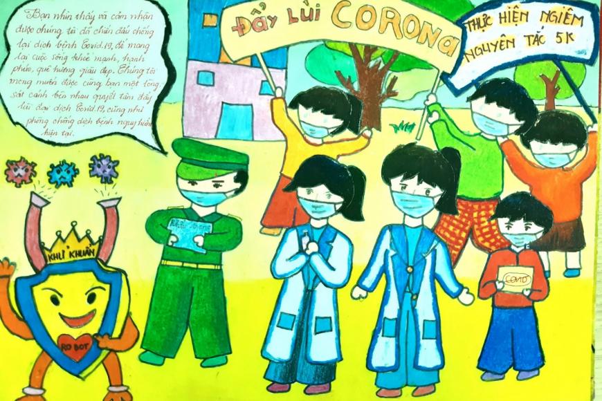 Vẽ tranh ngày hội sắc màu