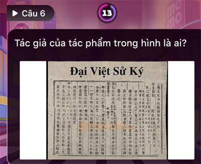 Đáp án thành phố MoMo