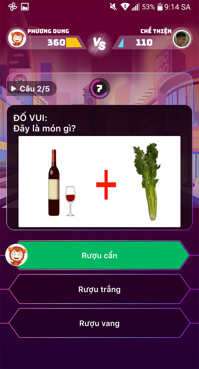 Đáp án thi xây thành phố MoMo