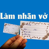 Cách làm nhãn vở đẹp trên Word