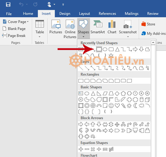 Cách làm nhãn vở đẹp trên Word