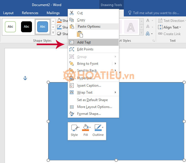 Cách làm nhãn vở đẹp trên Word