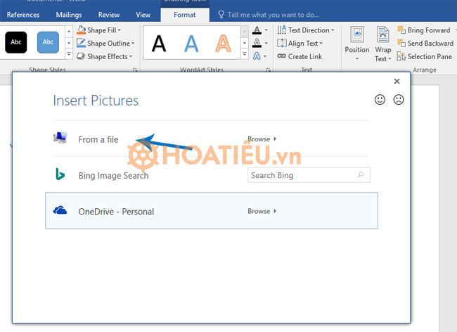 Cách làm nhãn vở đẹp trên Word