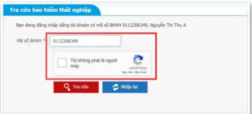 Tra cứu bảo hiểm thất nghiệp