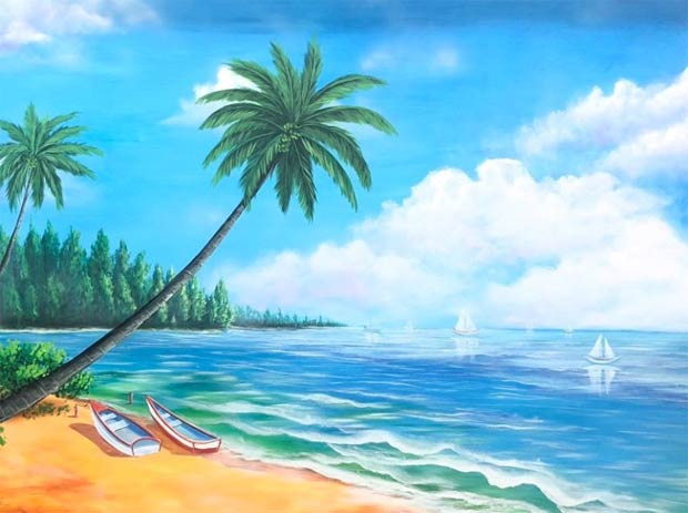 Tranh phong cảnh làng quê