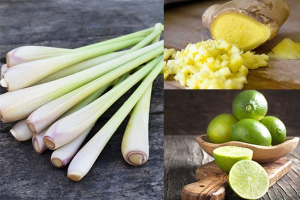 Cách nấu nước chanh sả gừng tăng đề kháng