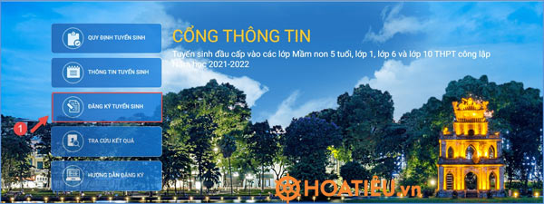 Nộp hồ sơ vào các trường mầm non công lập online