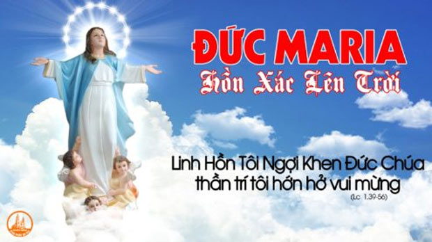 hình ảnh Đức Mẹ hồn xác lên trời