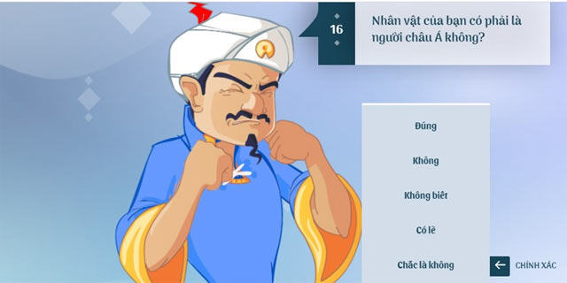 Cách chơi Thần Đèn Akinator tiếng Việt