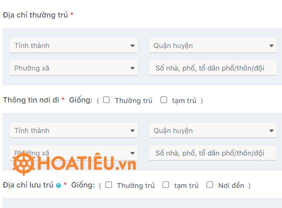 Cách lấy mã QR khai báo di biến động dân cư
