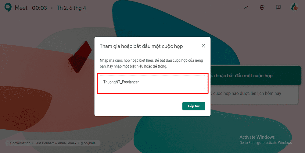 Cách dùng Google Meet cho học sinh