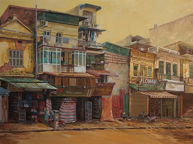 Vẽ tranh "Hà Nội là..."