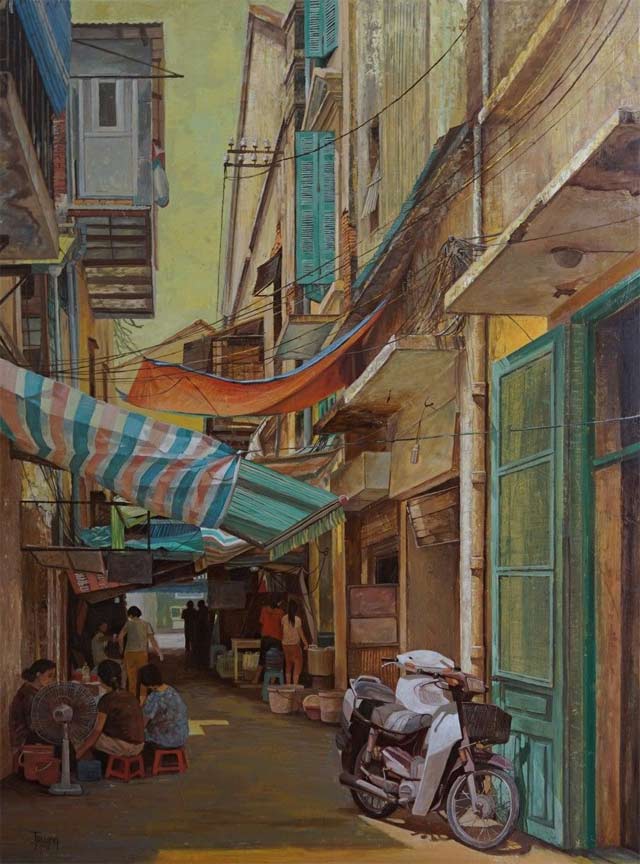 Vẽ tranh "Hà Nội là..."