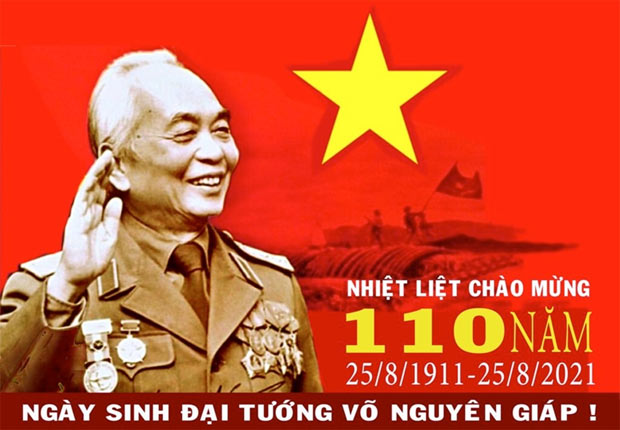 Lời chúc mừng ngày sinh nhật Đại tướng Võ Nguyên Giáp