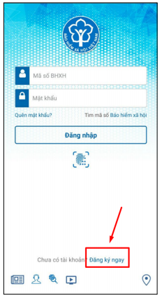 Cách đăng nhập ứng dụng VssID tren điện thoại
