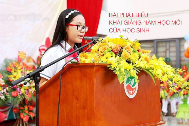 Bài phát biểu khai giảng năm học mới của học sinh lớp 5