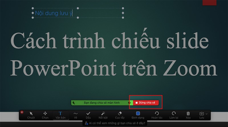 Cách chia sẻ (share) màn hình trên Zoom