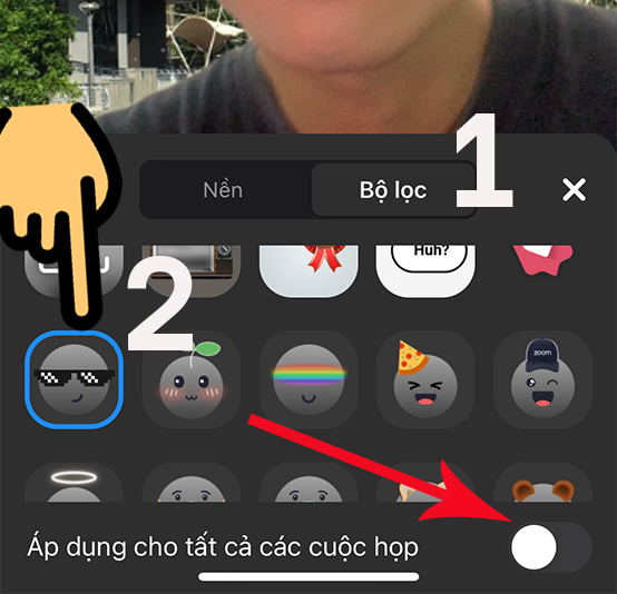 Cách bật filter Zoom trên điện thoại