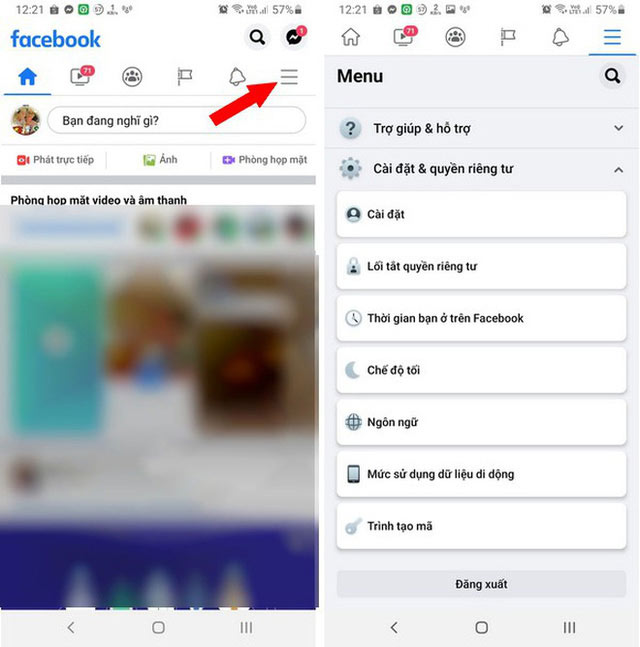 Hướng dẫn ẩn số like trên Facebook trên điện thoại
