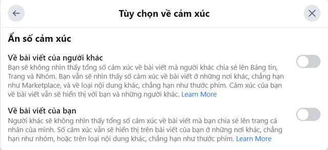 Hướng dẫn ẩn số lượt like Facebook trên máy tính