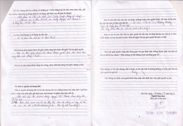 Đơn khởi kiện ly hôn mẫu Tòa án